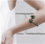 GRID | Bracelete Cubo - Verde Militar