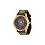 Gucci G-Timeless Logo Print Bee Motif Watch - Marrom