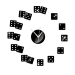 Ficha técnica e caractérísticas do produto GZ022 Mahjong Sieve Playing Card Rel¨®gio de parede Wall Mirror Rel¨®gio de parede