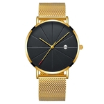 Ficha técnica e caractérísticas do produto Hao Homens Elegante High-end Business Relógio De Pulso Ultra-fino Relógio De Quartzo Casual Wristwatch