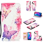 Ficha técnica e caractérísticas do produto Hao Para Redmi 6 Pro / Xiaomi A2 Lite 3d Colorido Pintado Capa De Couro Protetora Com Suporte & Cartão Posição & Lanyard Mobile Phone Cover