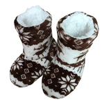 Ficha técnica e caractérísticas do produto Hao Unisex Chinelo Elk Natal Inverno Sapatos De Interior Quente Contton Slipper Plush Pantufa Boots