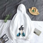 Ficha técnica e caractérísticas do produto BLU Unisex Thicken camisola do Hoodie Impressão Wukong Moda solto Streetwear Hip Hop pulôver Fashion hoodies and sweatshirts