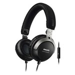 Ficha técnica e caractérísticas do produto Headphone Philips SHL3565BK/00 com Microfone - Preto