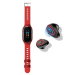Ficha técnica e caractérísticas do produto Headphones Smart Watch Health Monitor Smart Bracelet Long-lasting Sports Watch