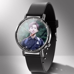 Ficha técnica e caractérísticas do produto Ladies watches Homem Mulheres BTS Quartz Casual Veja com face do menino considerável por BTS Fãs Campus