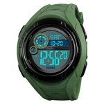 Ficha técnica e caractérísticas do produto Homem Relógio de pulso Esportes Assista Momento de alarme presente de exibição Calendário Digital Wristwatch