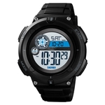 Ficha técnica e caractérísticas do produto Homem Waterproof exibição de pulso Outdoor Sports Digital luminoso Alarm presente Assista Wristwatch