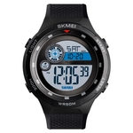 Ficha técnica e caractérísticas do produto Niceday Homens Luxo Sport Watch 50M impermeável eletrônico Digital relógio de pulso