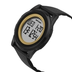 Ficha técnica e caractérísticas do produto Homens Moda Slim Rodada Mostrador Diário Impermeável Relógio Digital Esportes Relógio De Pulso