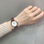 Ficha técnica e caractérísticas do produto FLY Homens Mulheres Estilo Simples Lazer Assista amantes da moda Estilo Quartz imitação de couro pulseira de pulso