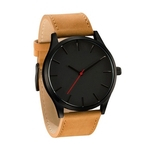 Ficha técnica e caractérísticas do produto Homens simples do negócio Grande Dial relógio de quartzo Men's watch