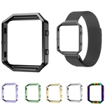 Ficha técnica e caractérísticas do produto Hot Sale Para Box Fitbit chama inteligentes originais relógios de metal Aço Inoxidável Assista Shell Protection Box