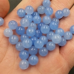 Ficha técnica e caractérísticas do produto Delicados 8 Mm Light Blue Jade Beads Bads Dispersas Jóias Acessórios Diy