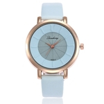 Ficha técnica e caractérísticas do produto FLY Mulheres simples e elegante relógio de quartzo Couro Watchband relógio de pulso