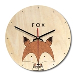 Ficha técnica e caractérísticas do produto IMPRESSÃO de madeira Relógio de Parede animais dos Desenhos animados Relógio de Parede Sala Decoração