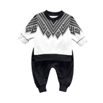 Ficha técnica e caractérísticas do produto Redbey infantil Meninos Autumn Imprimir manga comprida de algodão Sports Set Two-Piece Set Outfit