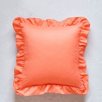 Ficha técnica e caractérísticas do produto Início cor sólida Quadrado Jogue Pillow Cover (Sem descanso de enchimento) Decorative pillows