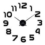 Ficha técnica e caractérísticas do produto Início DIY simples relógio de parede Acrílico Relógio decorativo para Home Living Room Decor Redbey