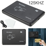Ficha técnica e caractérísticas do produto Interface USB 125Khz Sensor de proximidade sem contato RFID EM4305 T5567 Leitor de cartão de identificação para controle de acesso