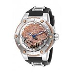 Ficha técnica e caractérísticas do produto Invicta Bolt Mens Mechanical 52mm Caixa de Aço Inoxidável Rose Gold, Silver Dial - Modelo 26317