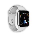 Ficha técnica e caractérísticas do produto Iwo8 Relógio Smartwatch 44mm Ios/android Monitor Passo Batimentos Sono - Branco - I Smart