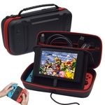 Ficha técnica e caractérísticas do produto REM Jogo armazenamento caso Console Realização Travel Bag saco de armazenamento portátil para Nintendo Console Switch à prova de choque EVA duro Bolsa Accessories bag