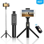 Ficha técnica e caractérísticas do produto Niceday K07 extensível tripé com remoto destacável sem fio e tripé selfie vara