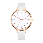 Ficha técnica e caractérísticas do produto K089-MC Casual Moda Feminina rel¨®gio de quartzo Couro Strap Mulheres Quartz Assista