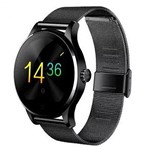 Ficha técnica e caractérísticas do produto K88H Smart Watch - Compatível com Androis e Ios. Aço Inox - Preto - Modelo Mtk2502