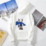 Ficha técnica e caractérísticas do produto KAWS Unisex Thicken camisola do Hoodie dos desenhos animados dormir boneca Casal usar solto pulôver