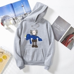 Ficha técnica e caractérísticas do produto KAWS Unisex Thicken camisola do Hoodie dos desenhos animados dormir boneca Casal usar solto pulôver Venda quente