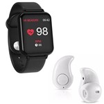 Ficha técnica e caractérísticas do produto Kit 1 Relógio Smartwatch B57 Hero Band 3 + 1 Mini Fone Bluetooth Branco