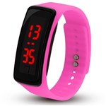 Ficha técnica e caractérísticas do produto KIt 10 Relógios Pulseira LED Digital Sport em Silicone Bracelete SmartBand Rosa - Prime