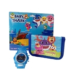 Ficha técnica e caractérísticas do produto Kit carteira e relógio Baby Shark