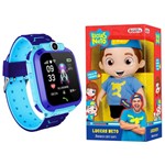 Ficha técnica e caractérísticas do produto Kit Infantil Criança 1 Boneco Articulado Luccas Neto + 1 Smartwatch Relógio Inteligente Q12 Azul - Smart Bracelet