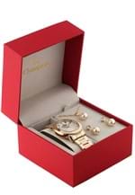 Ficha técnica e caractérísticas do produto Kit 3 Pçs Relógio Champion CN26618B Dourado