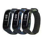 Ficha técnica e caractérísticas do produto Kit 3 Pulseiras Extras para Xiaomi Mi Band 3 - Camufladas