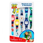 Kit Relógio Champion Troca Pulseiras Toy Story - DY28005X-TS - Magnum