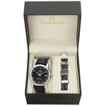 Ficha técnica e caractérísticas do produto Kit Relógio Champion Unissex - CA20447C