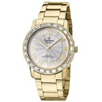 Ficha técnica e caractérísticas do produto Relógio Champion Passion Feminino Cristais CN28857H - Dourado