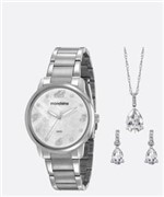 Ficha técnica e caractérísticas do produto Kit Relógio Feminino Mondaine 53923L0MGNE3K1