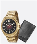 Ficha técnica e caractérísticas do produto Kit Relógio Masculino Mondaine 53696GPMVDS1K