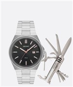 Ficha técnica e caractérísticas do produto Kit Relógio Masculino Orient MBSS1333 KF71G1SX