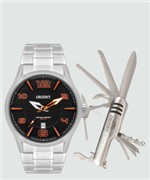 Ficha técnica e caractérísticas do produto Kit Relógio Masculino Orient MBSS1318 K268POSX