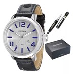 Ficha técnica e caractérísticas do produto Kit Relógio Mondaine Caneta Pen Drive 94791g0mvnh1k1