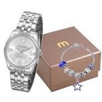 Ficha técnica e caractérísticas do produto Kit Relógio Mondaine Feminino 99310L0MGNE2K1
