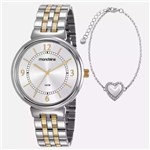 Kit Relogio Mondaine Feminino com Pulseira 99399lpmvbe2k1 - Champion