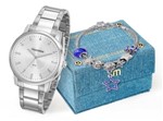 Ficha técnica e caractérísticas do produto Kit Relógio Mondaine Feminino + Pulseira 53576L0MKNE3K1