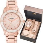 Kit Relógio Mondaine Feminino 99265lpmvrs3